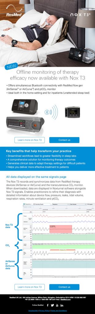 Therapy Efficacy Monitoring with Nox T3 - Nox Medical